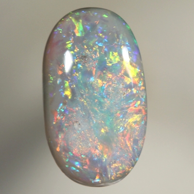 SOLID SEMI BLACK OPAL Sparkling bright fire
